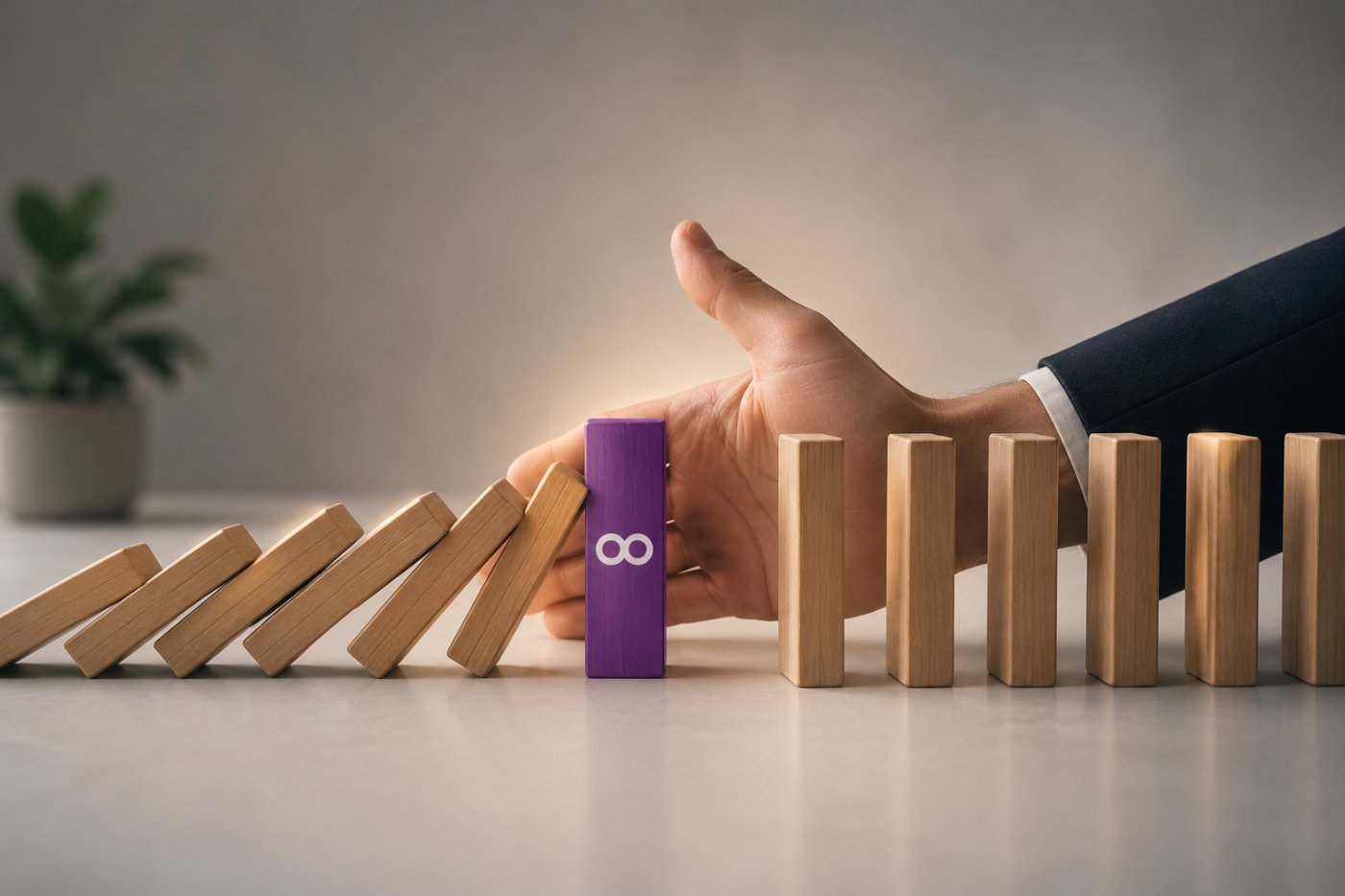 Illustration montrant la migration d'un ERP vers Odoo sans interruption de service