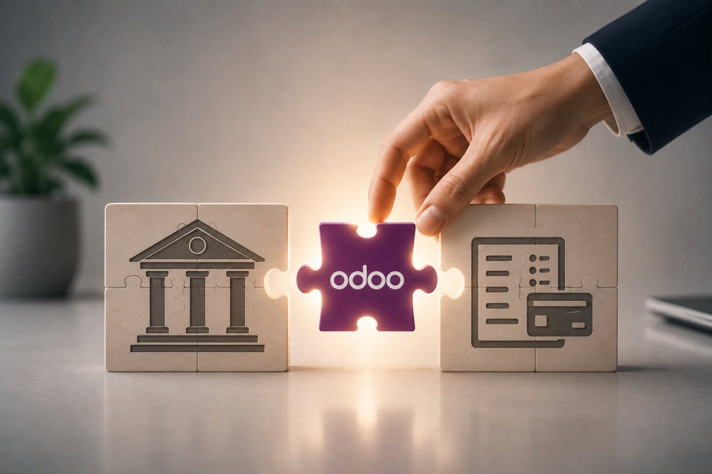 Document bancaire avec des lignes de rapprochement comparant solde bancaire et solde comptable