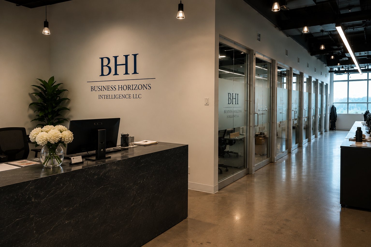 Réception des bureaux de BHI
