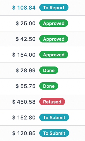 Reimburse or reinvoice in a flash