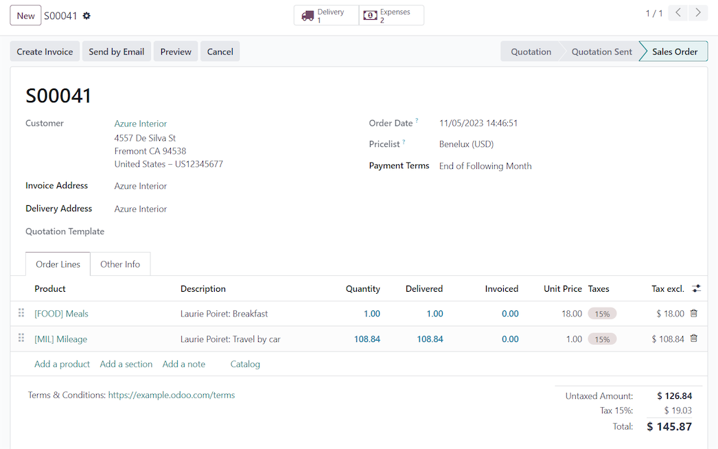 Reimburse or reinvoice in a flash