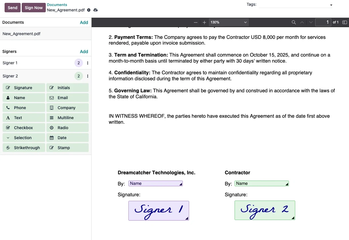 Simplify it, automate it, sign it