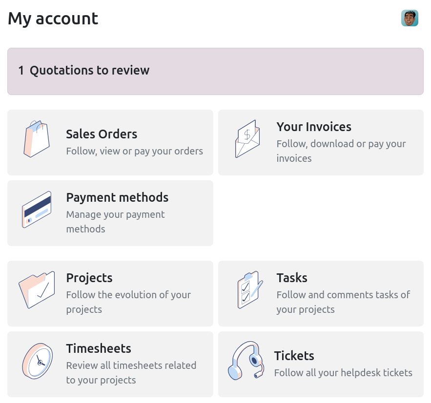 Close deals faster with the customer portal
