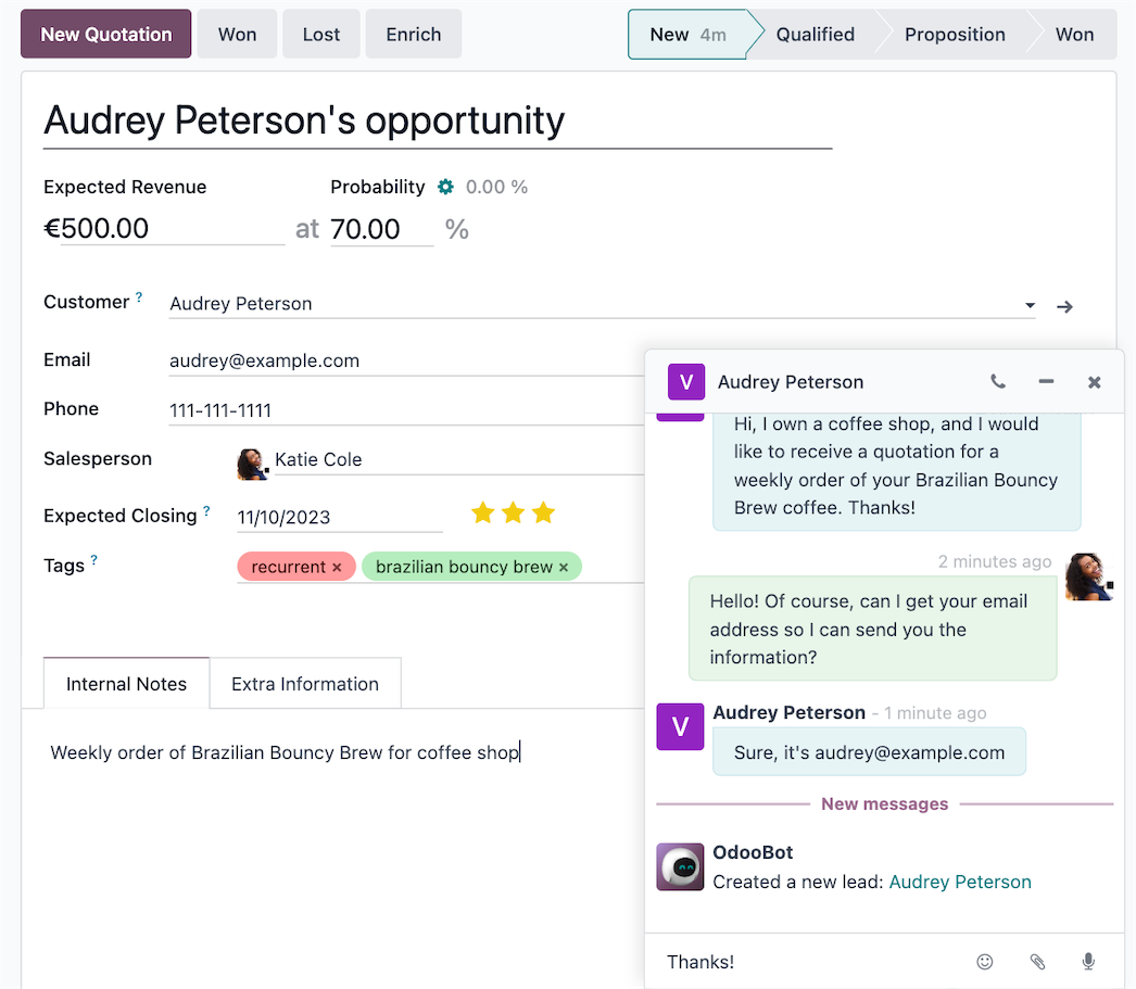Turn “visitor” into “customer”