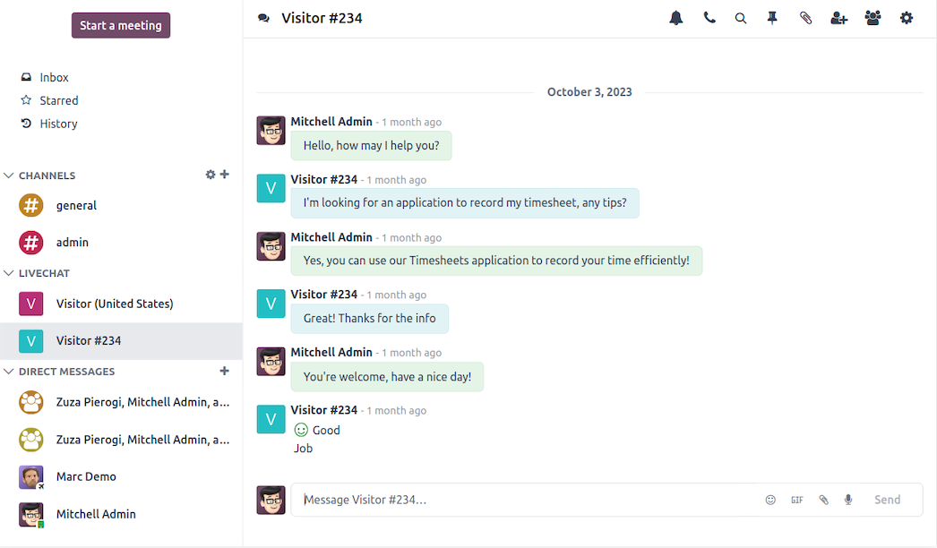 Odoo Discuss: a fully integrated communication hub