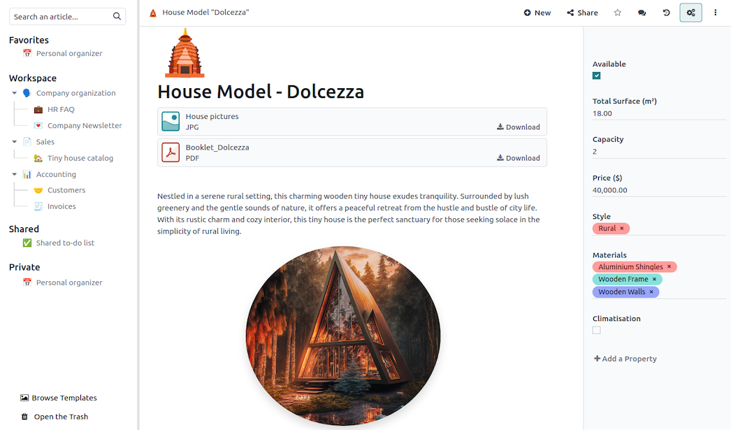 Endless ways to structure your info