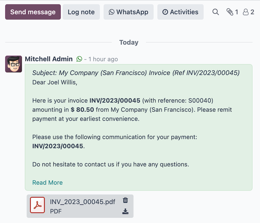 Efficient bulk messages
