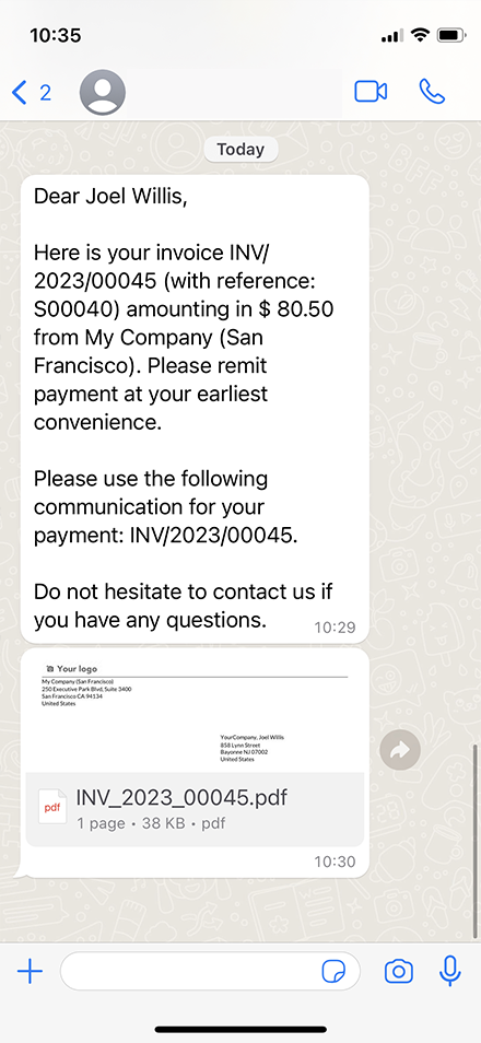Efficient bulk messages